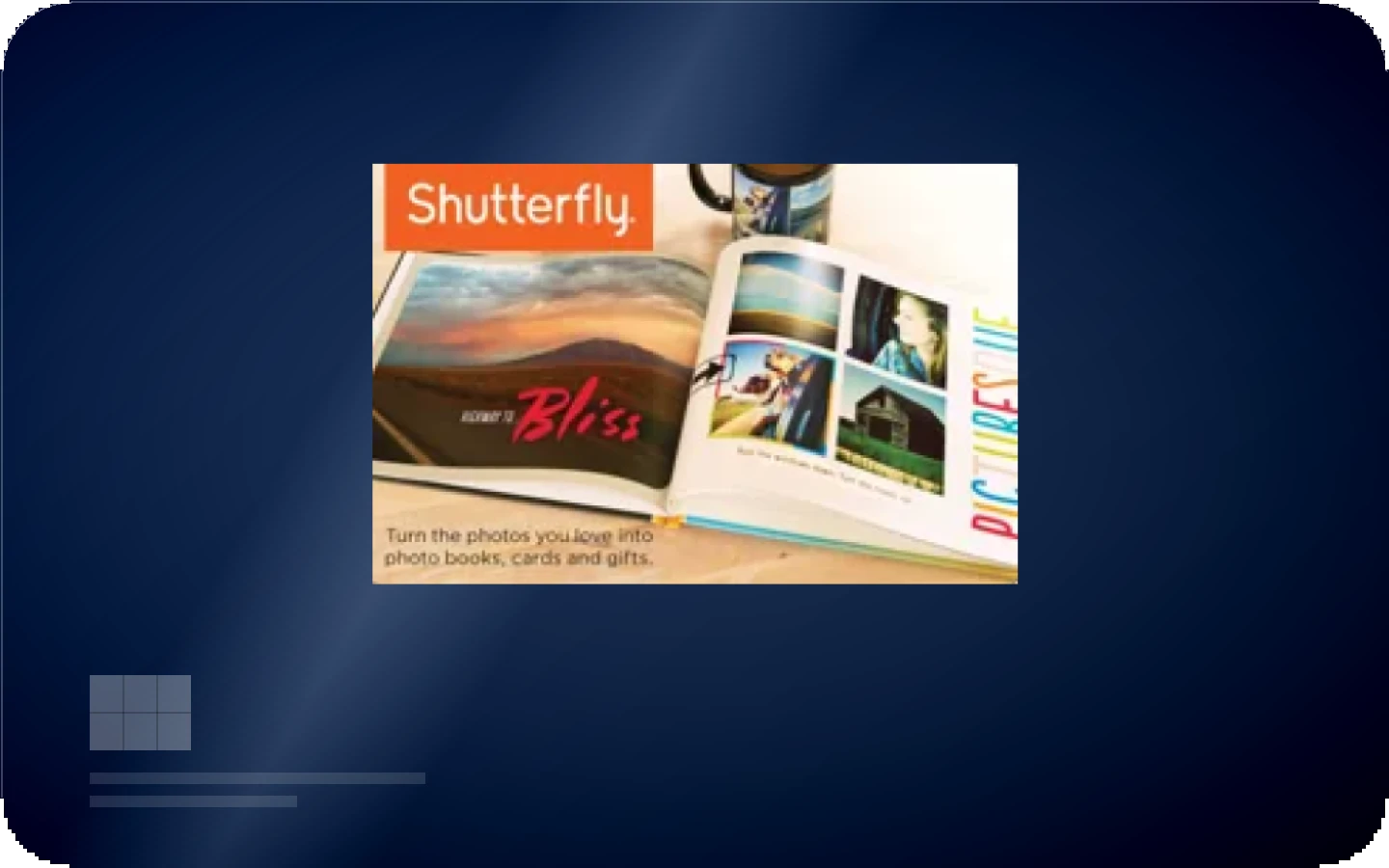 Shutterfly gift card