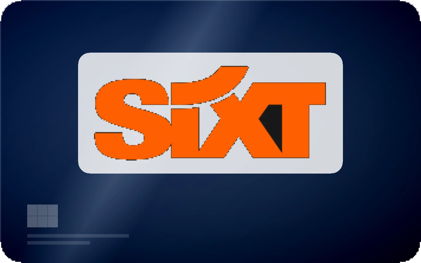 Sixt gift card