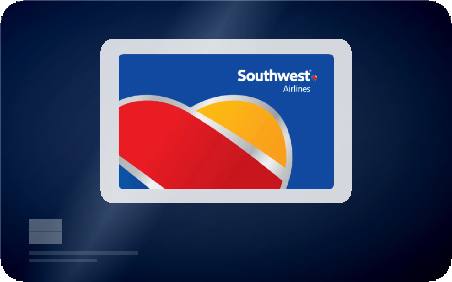 Southwest Airlines gift card