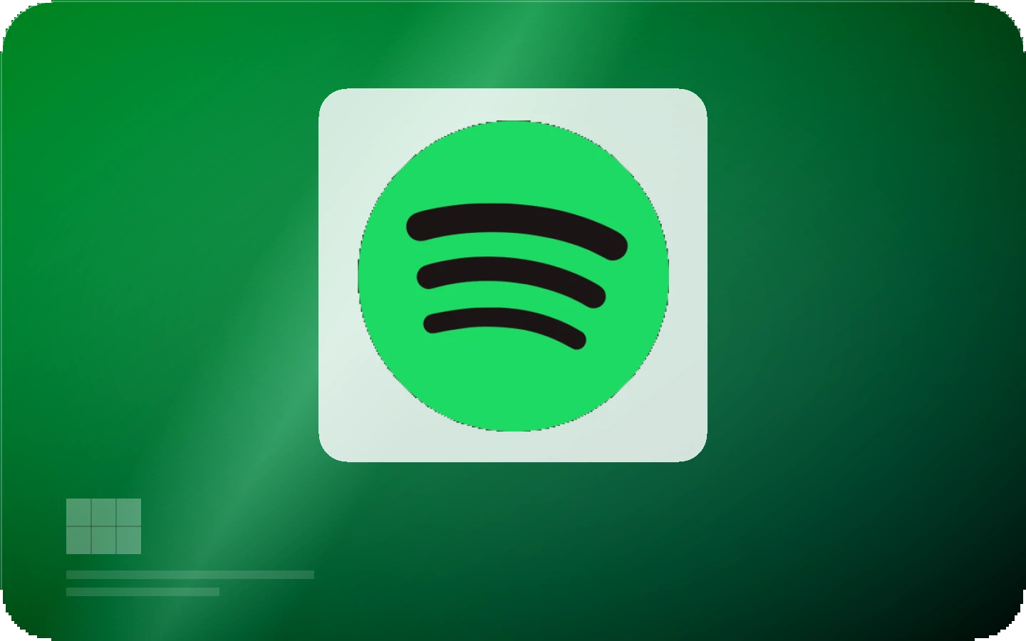 Spotify gift card
