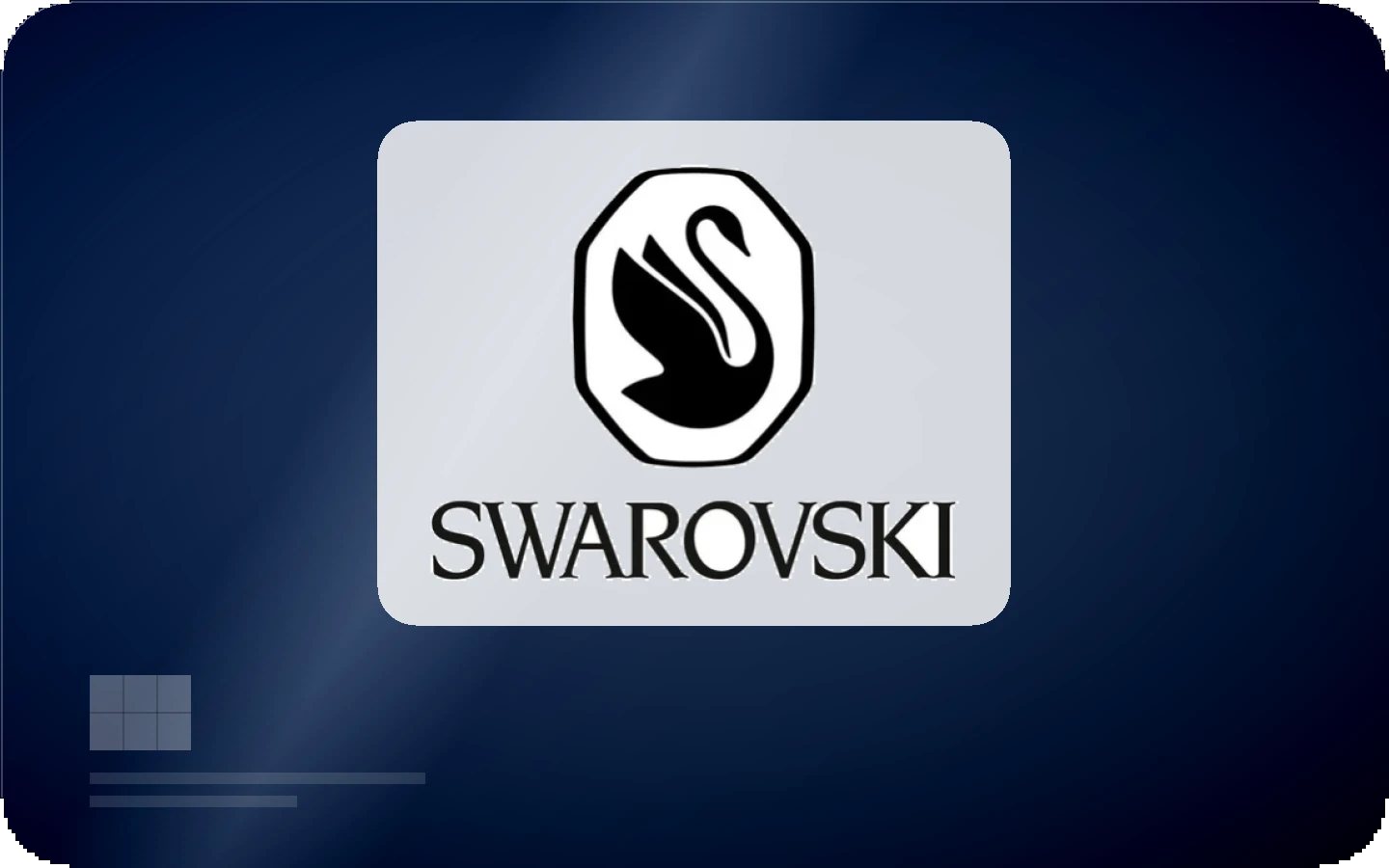 Swarovski gift card