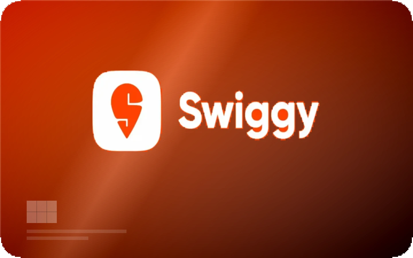 Swiggy Money gift card