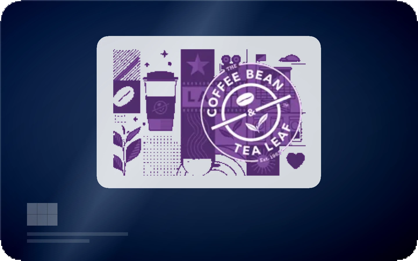 The Coffee Bean & Tea Leaf gift card