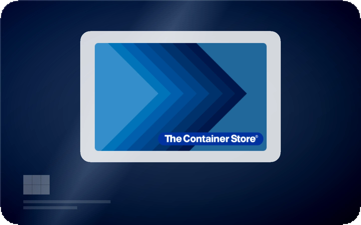 The Container Store gift card