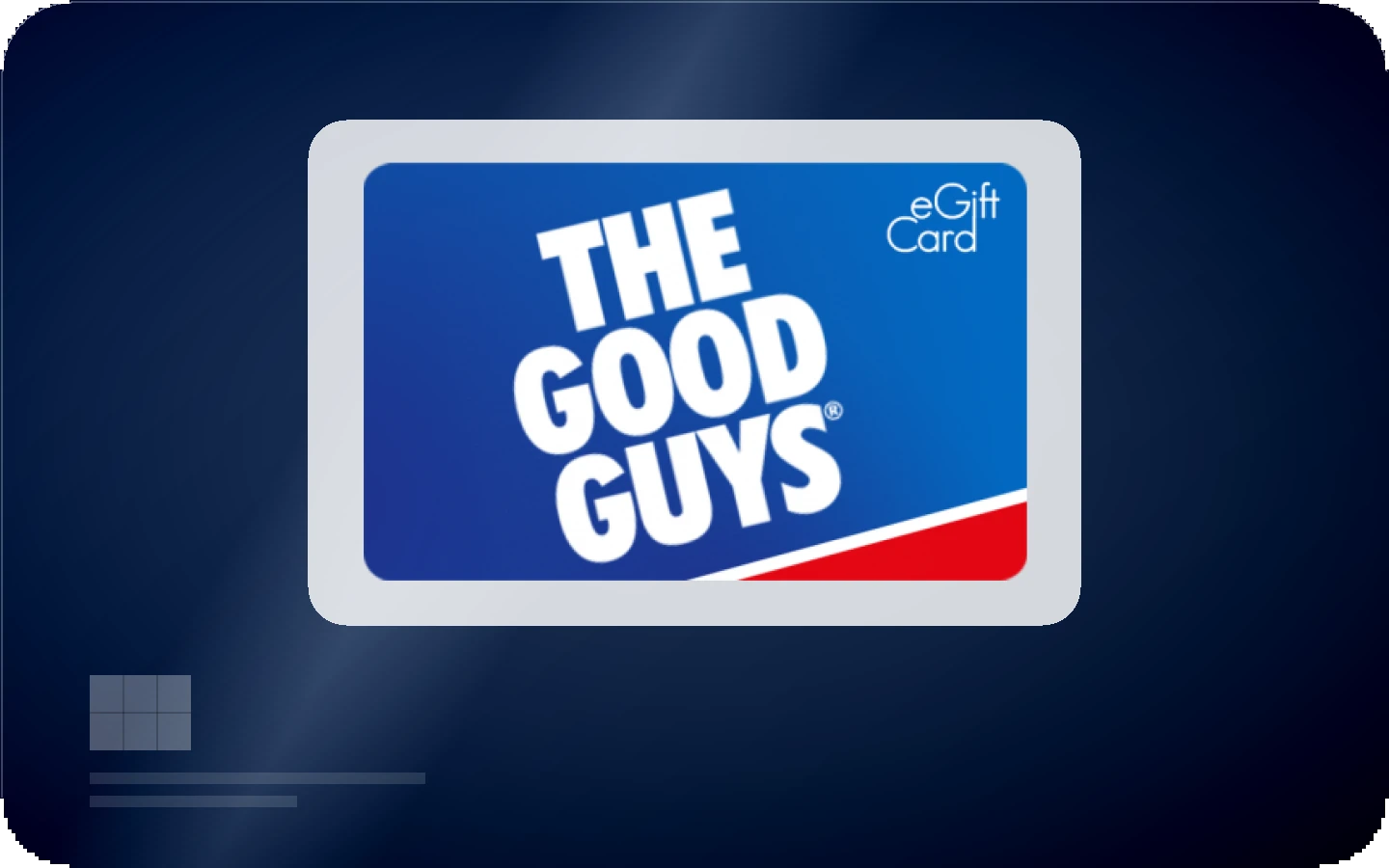 The Good Guys gift card