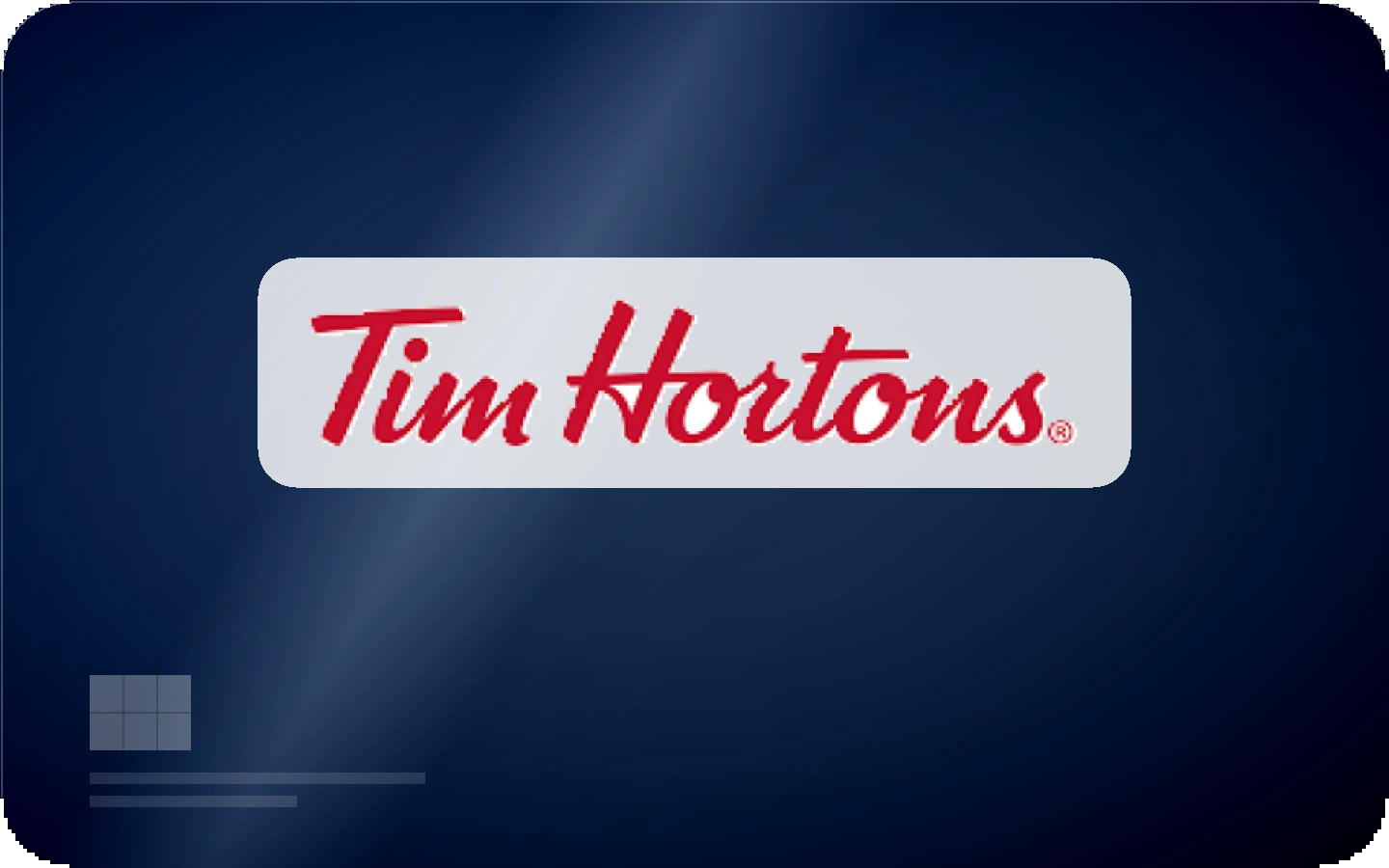 Tim Hortons gift card