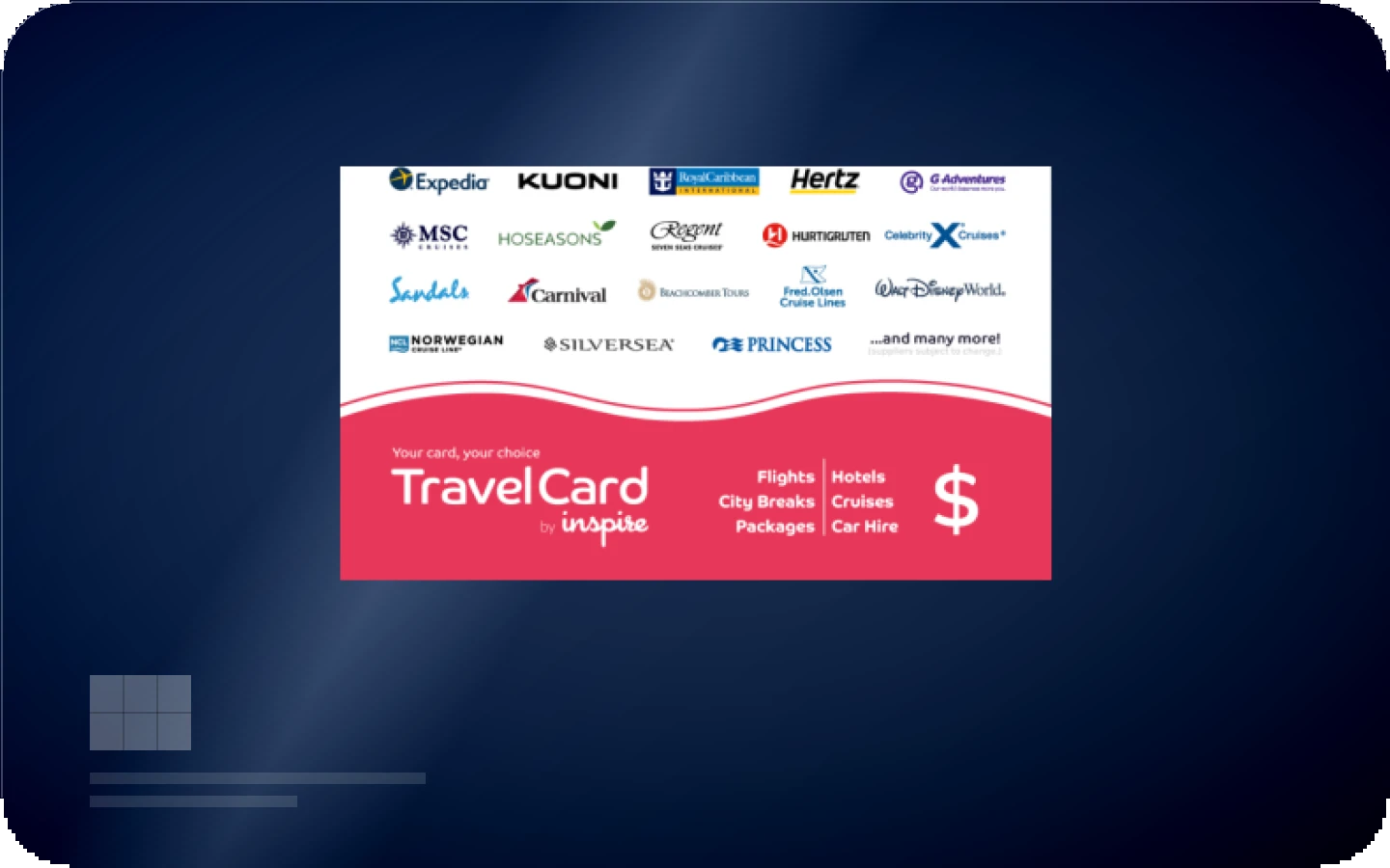 Travelcard by Inspire gift card