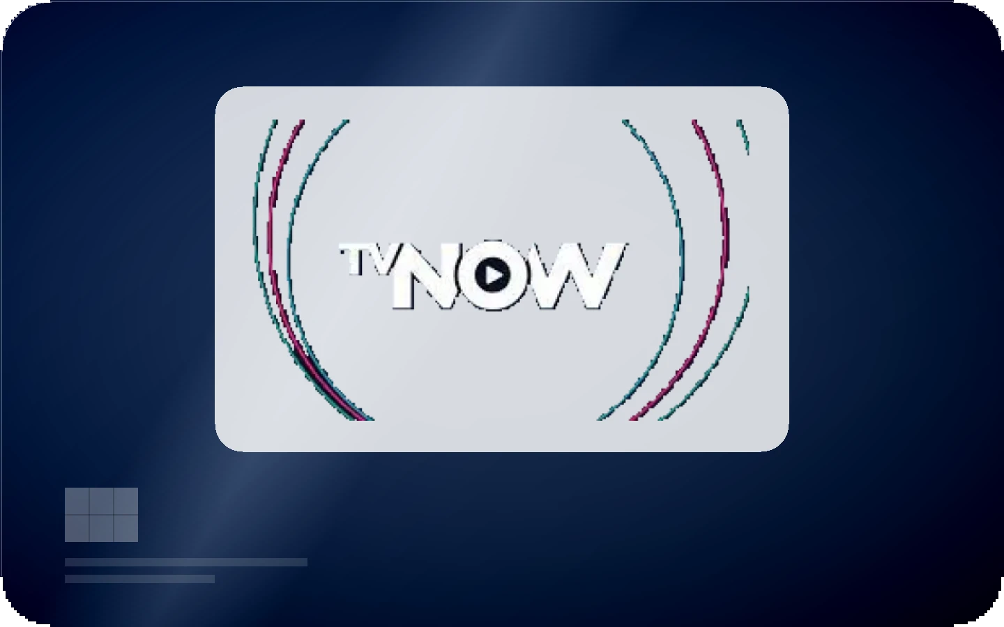 TV NOW gift card