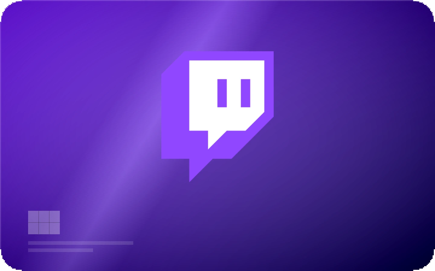 Twitch gift card