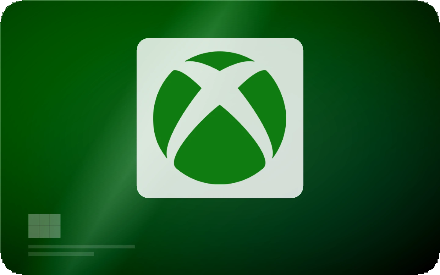 Xbox gift card