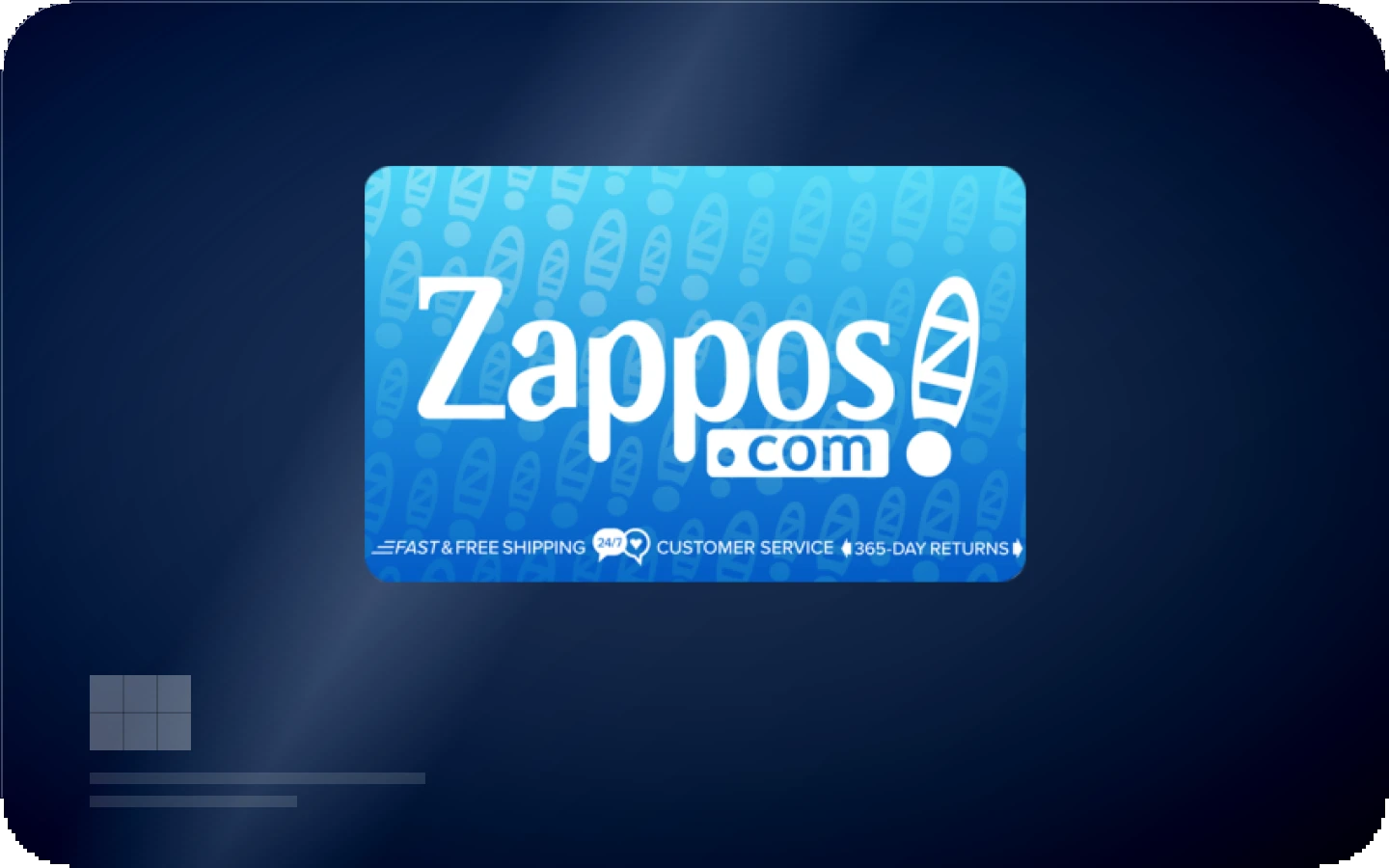 Zappos gift card